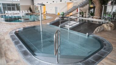 ThermalPark Nitrava - Kinderbecken mit Wasserpilz