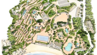 Karte der Negombo-Therme, Ischia