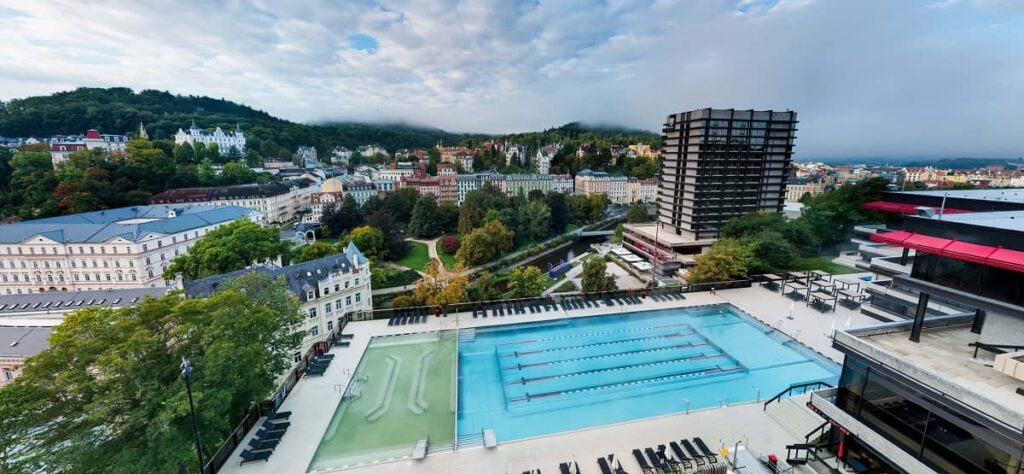 Thermalbecken im Hotel Thermal in Karlsbad